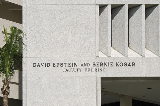 Epstein-Kosar building, close-up of name plate