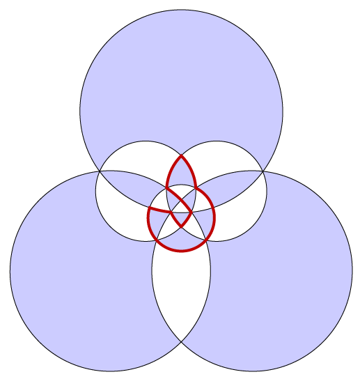 cycle covering the white triangles of the dual graph of the orthogonal permutohedron