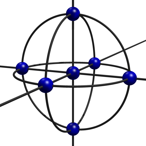 3d drawing of K_7 with order-48 symmetry