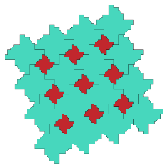 Fractalized Pythagorean tiling