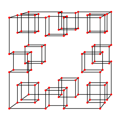 A 2/3-tough orthogonal polyhedron