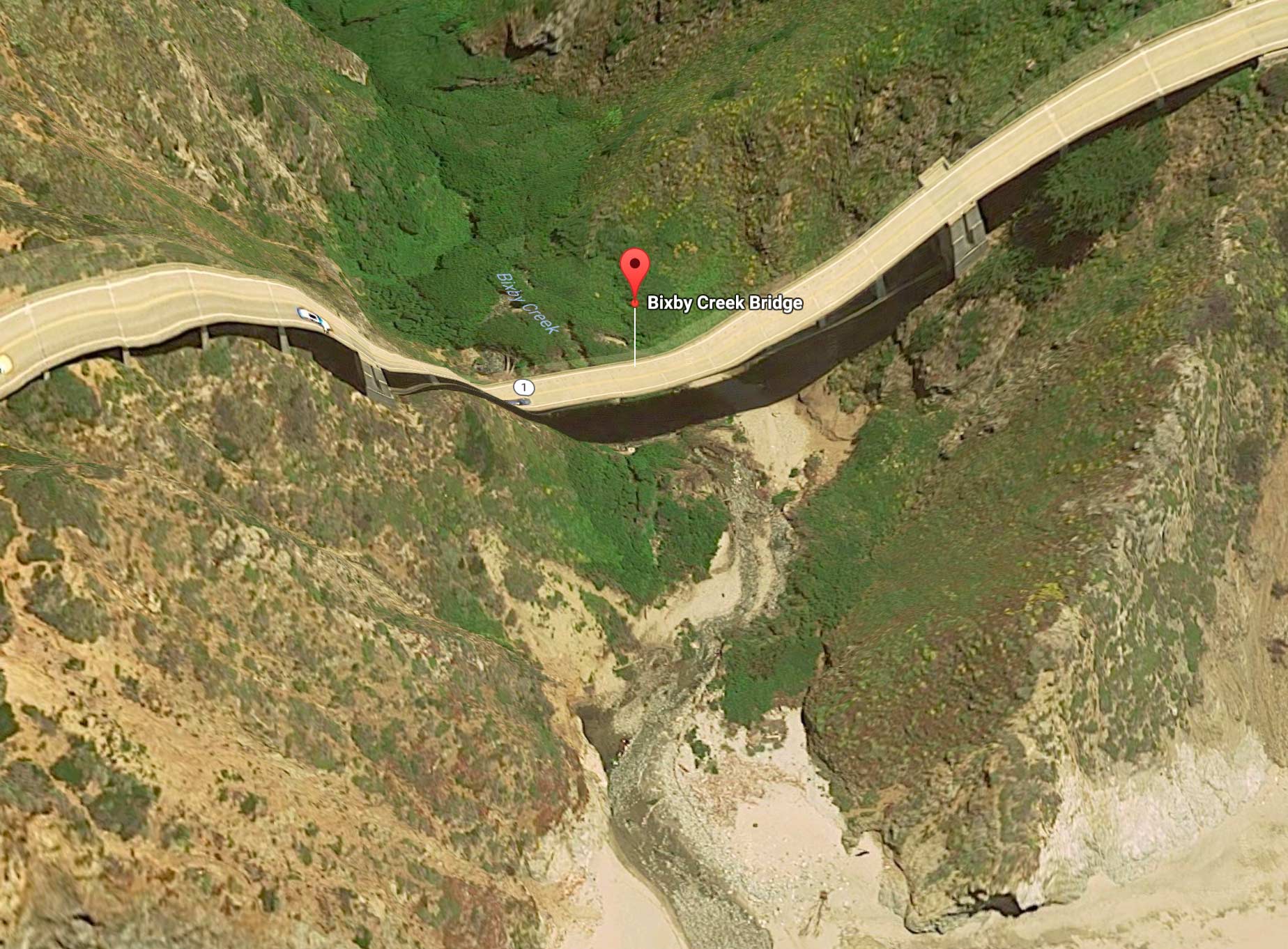 Bixby Creek Bridge in 2017