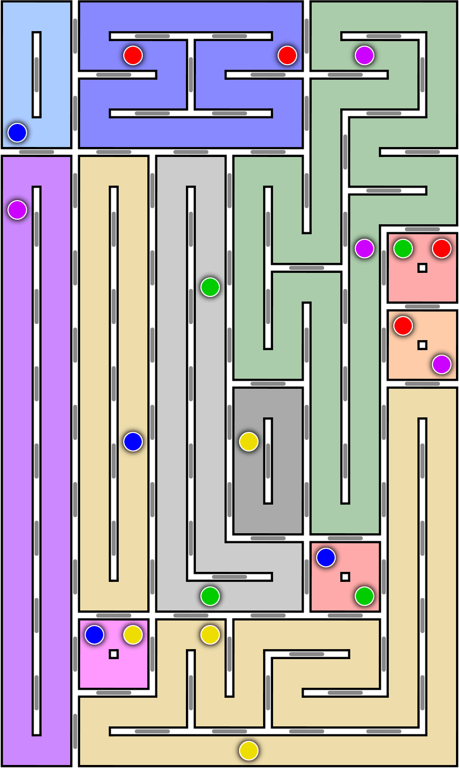 When walls are placed at all crossings of a Celtix puzzle, each loop forms a polyomino and the rectangle is tiled by these loops.